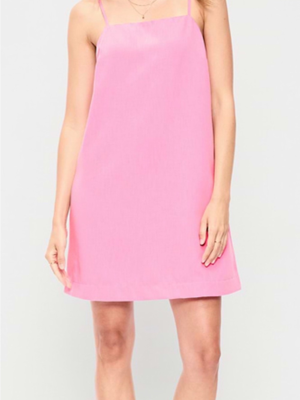 Old Navy Pink Spaghetti Strap Shift Dress